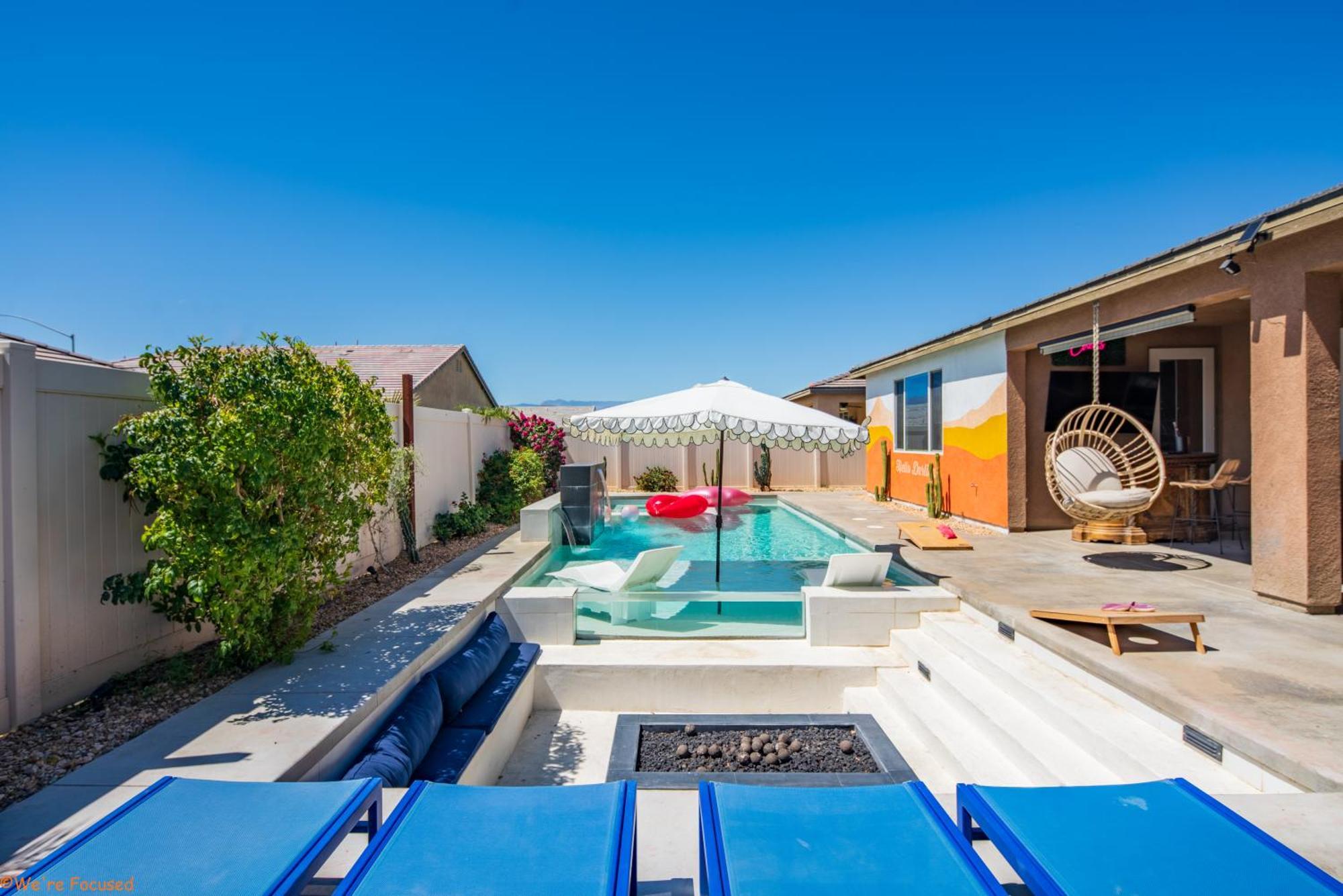 5Br3B Pool, 2Mi To Fstvals, Ev Chrgr, Gym, Games Villa Indio Exteriör bild