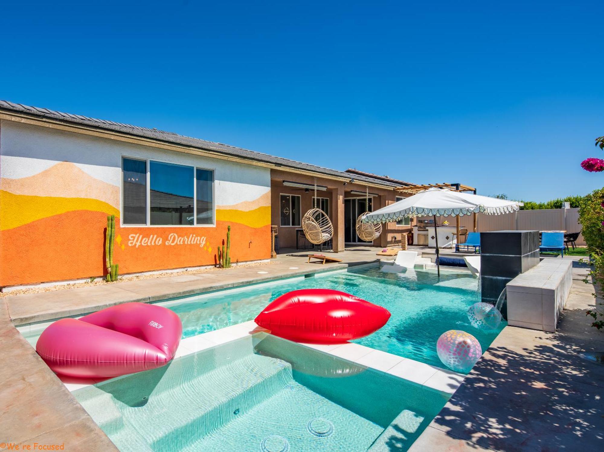 5Br3B Pool, 2Mi To Fstvals, Ev Chrgr, Gym, Games Villa Indio Exteriör bild