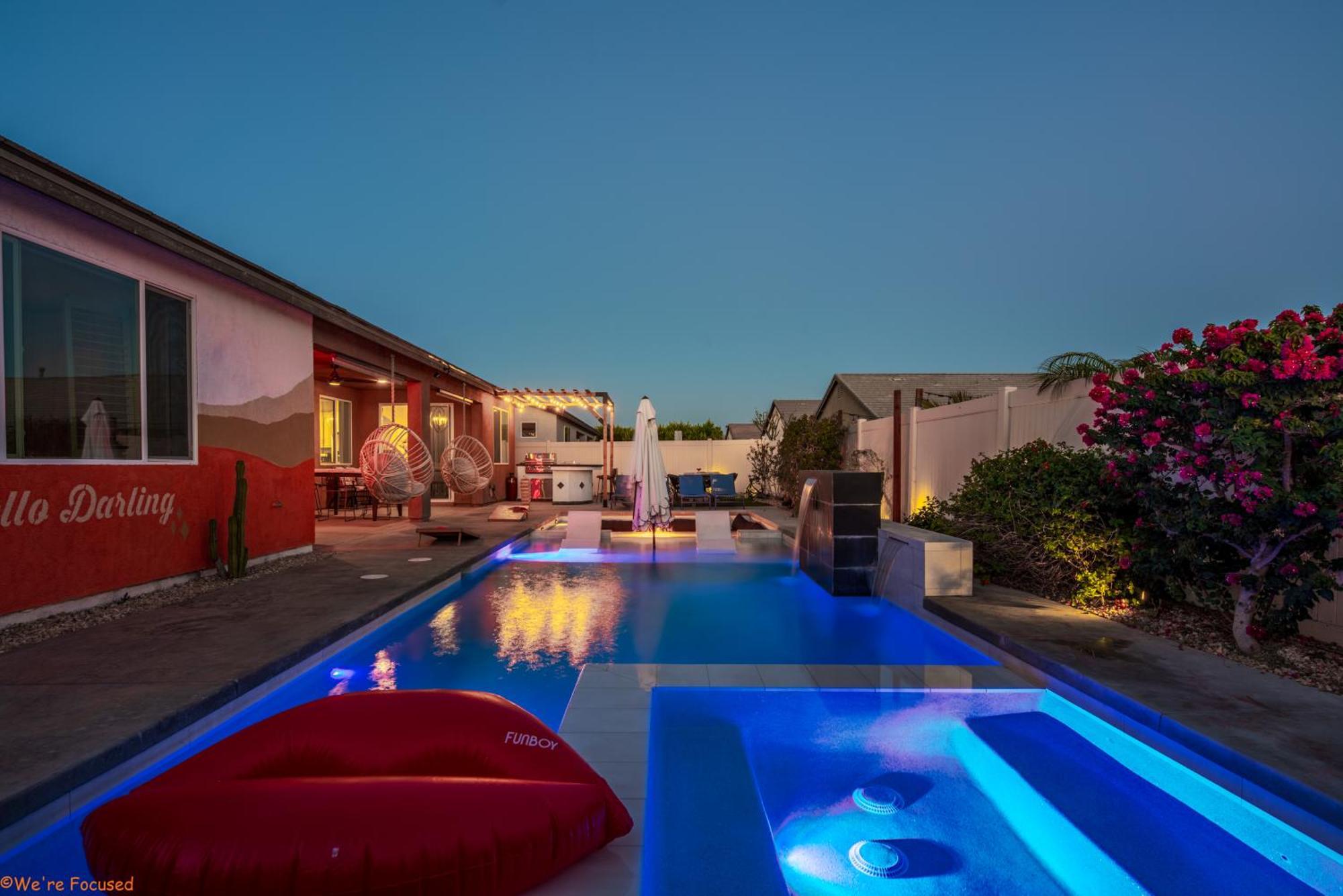 5Br3B Pool, 2Mi To Fstvals, Ev Chrgr, Gym, Games Villa Indio Exteriör bild