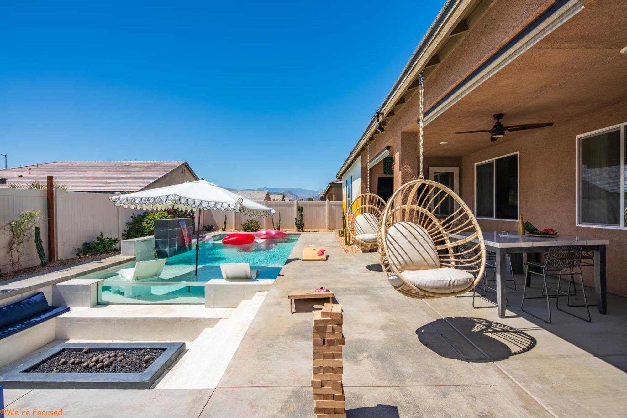 5Br3B Pool, 2Mi To Fstvals, Ev Chrgr, Gym, Games Villa Indio Exteriör bild